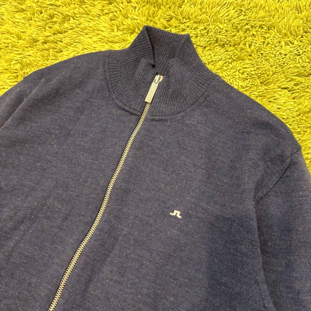 J.LINDEBERG ジェイリンドバーグ ジップジャケット ニット Lサイズ