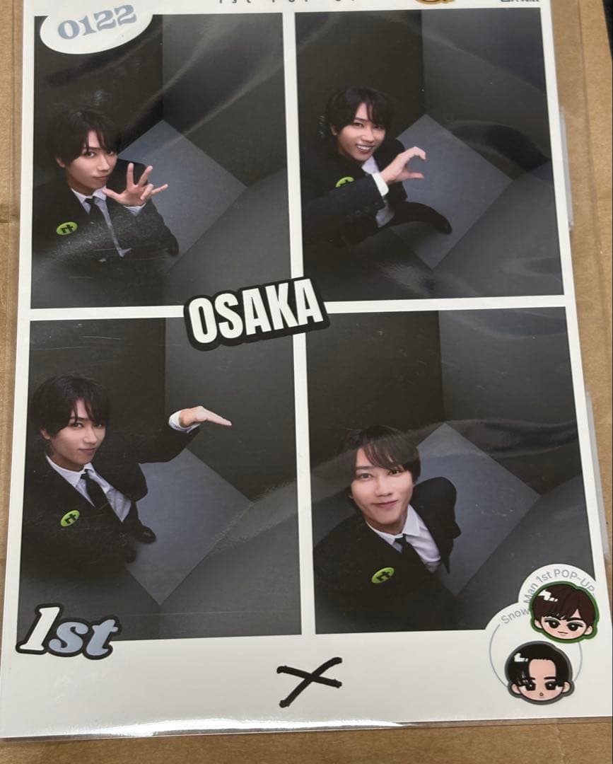 Man 1st ポップアップ　プリクラ　阿部亮平