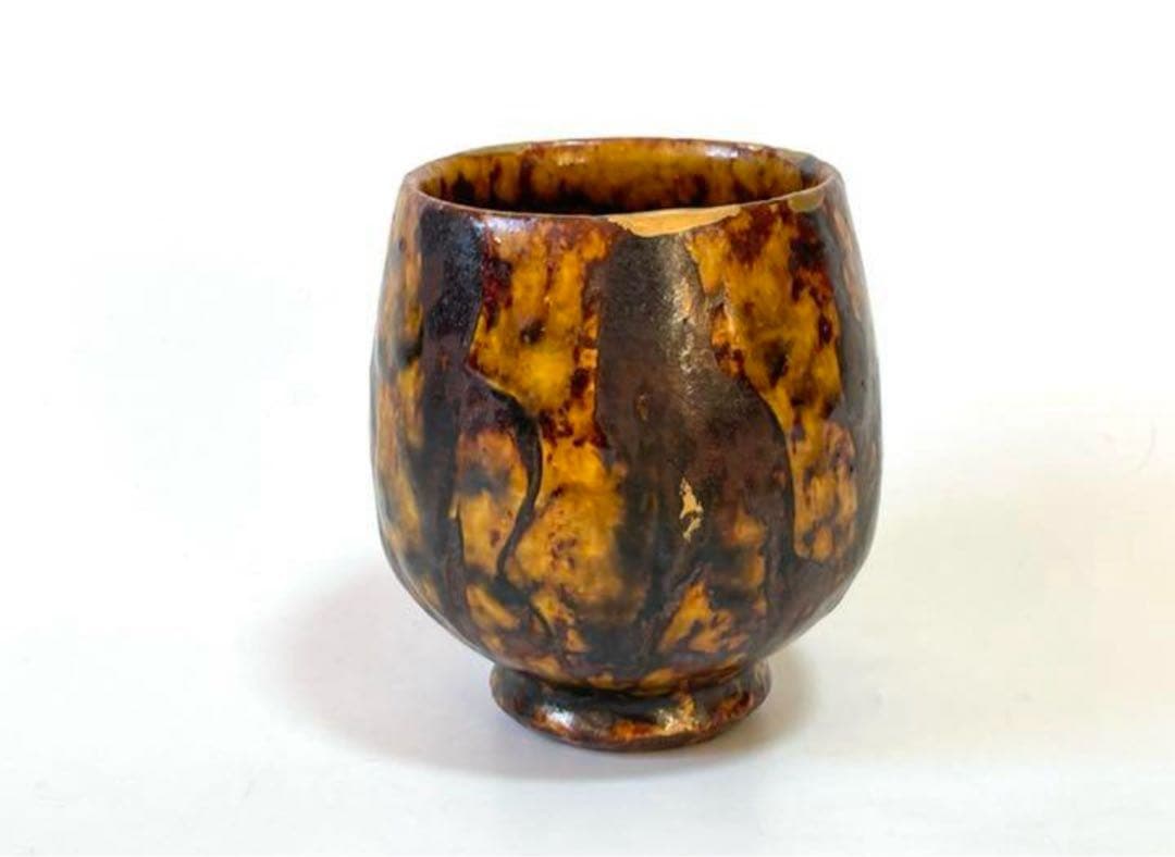 作家物 船木研児 船木研兒 指描 湯呑 湯呑み 民芸 民藝 布志名焼 舩木研児
