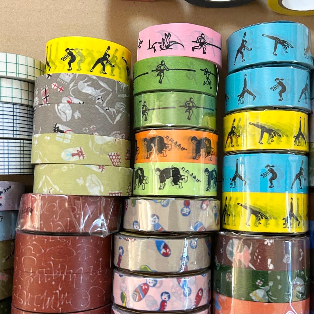 【130個】倉敷意匠 マスキングテープ（井上陽子、関美穂子 夜長堂 他）