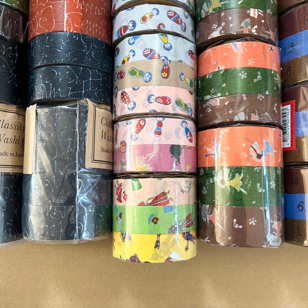 【130個】倉敷意匠 マスキングテープ（井上陽子、関美穂子 夜長堂 他）