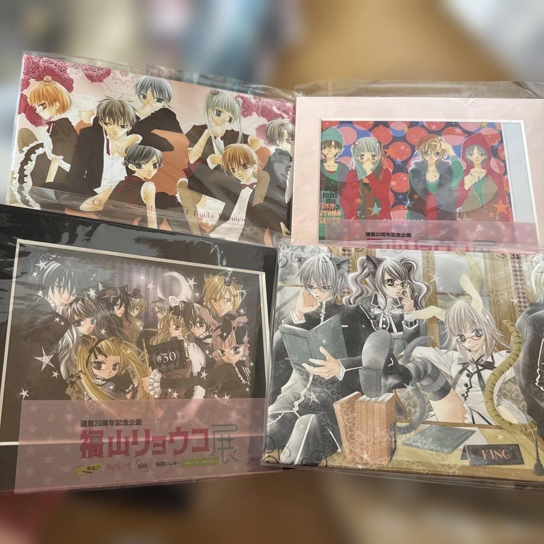 【新品未開封】福山リョウコ展　キャラファインボード　キャラファインマット