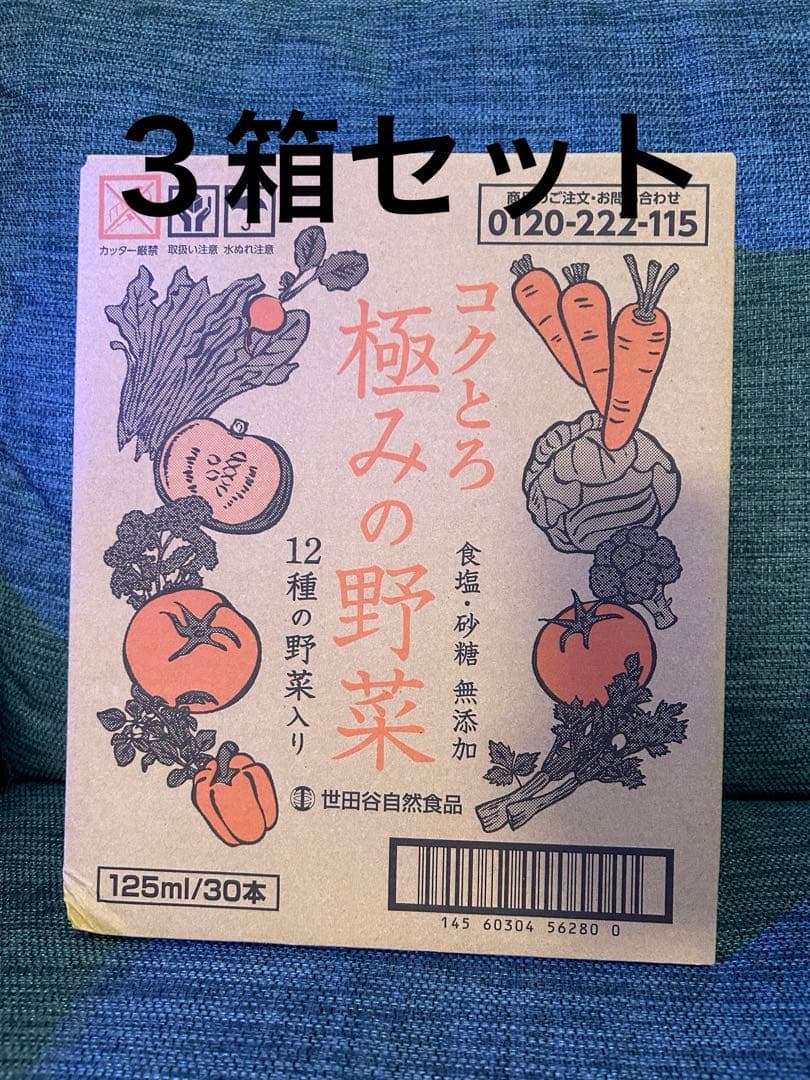 コクとろ 極みの野菜 125ml 30本　３箱
