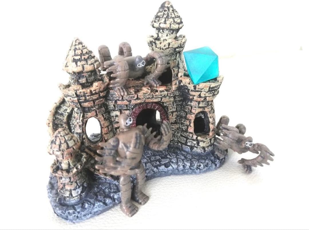 天空の城ラピュタ　ジオラマセット　ロボット兵 城　フィギュア　アクアリウム　♦１