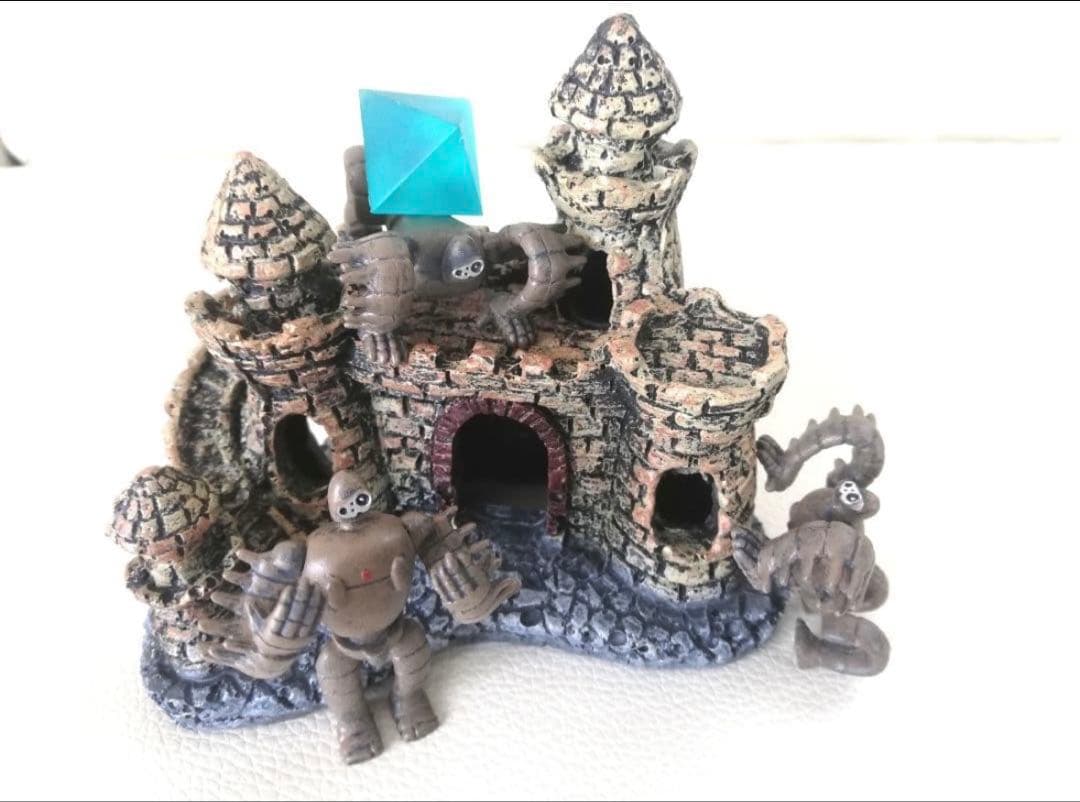 天空の城ラピュタ　ジオラマセット　ロボット兵 城　フィギュア　アクアリウム　♦１