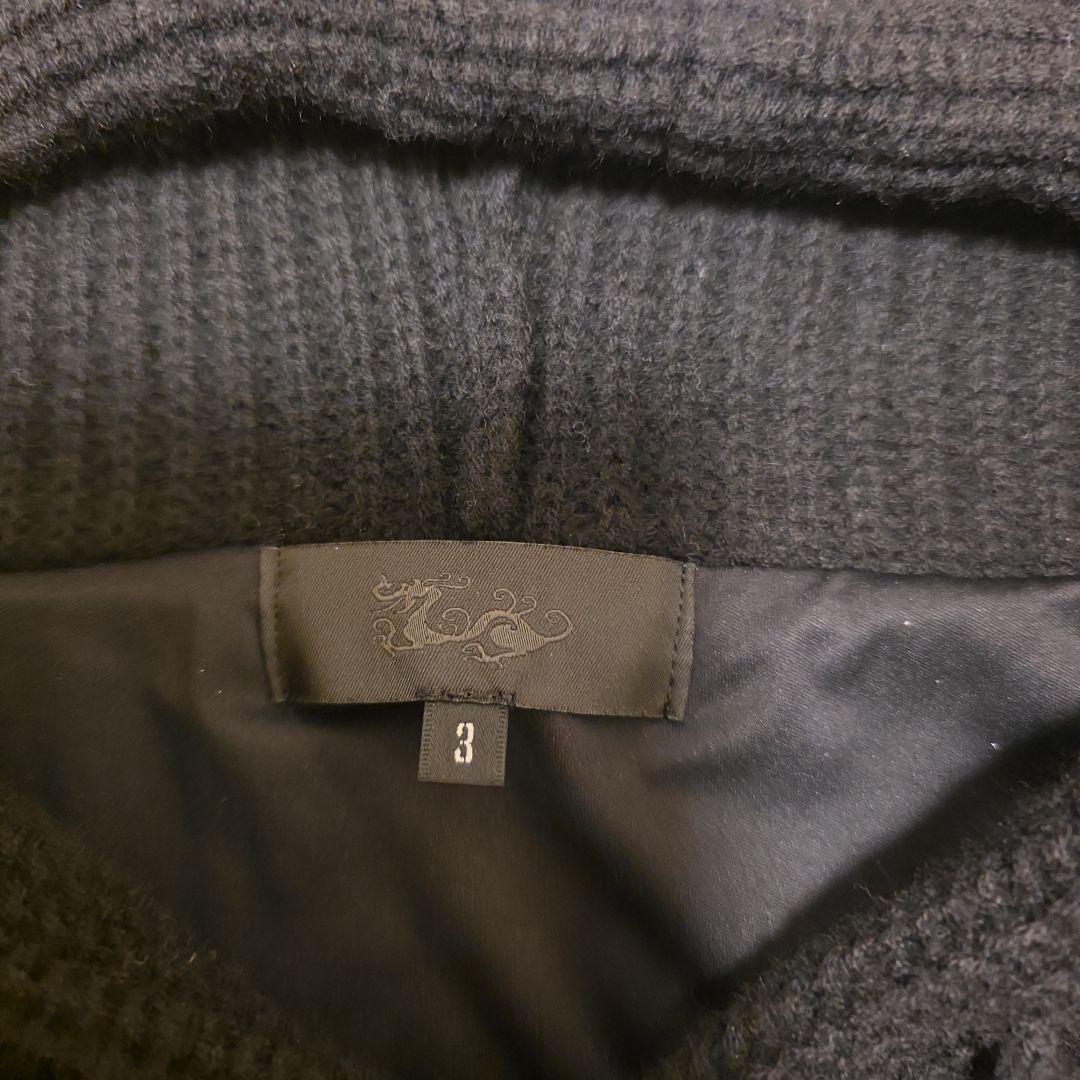 ダンスウィズドラゴン　 フード付き黒セーター&スカート　セットアップ