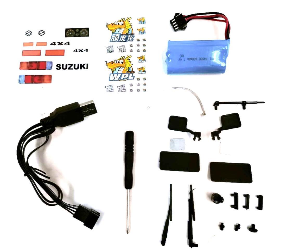 1/10ラジコン　スズキジムニー　４WD　WPL　C74