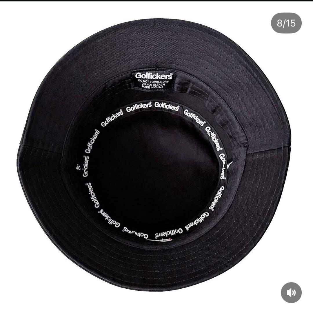 golfickers バケットハット ブラック HOLE592 ゴルフィッカーズ