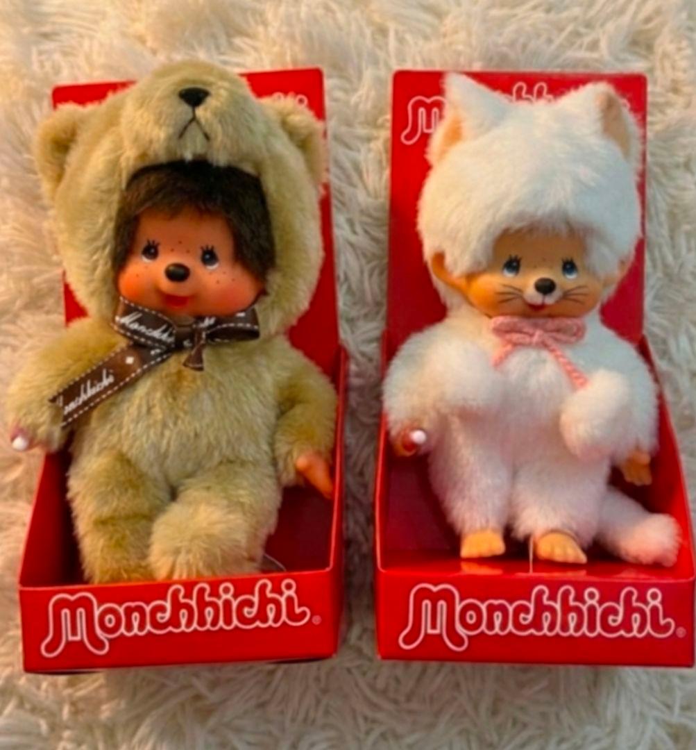 【海外限定】モンチッチ　白い猫　ホワイトキャット　テディベア