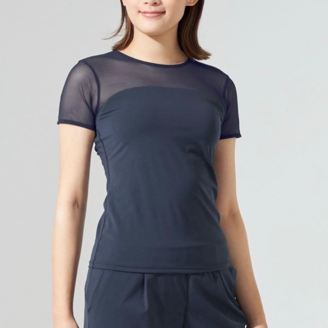 チャコット スムースライトトップ M 黒 ヨガウェア ダンス レオトップ ヨガ