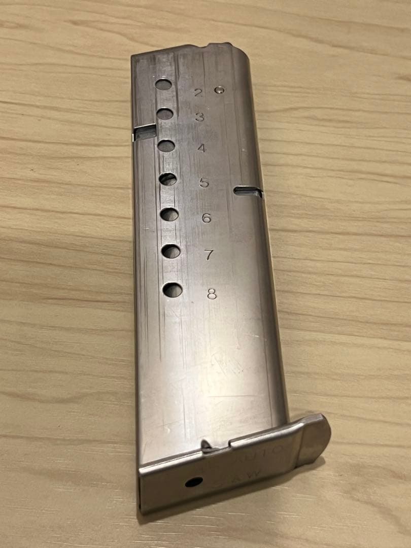 【MGC】S&WM645 固定スライドガスガン　木製グリップ付き