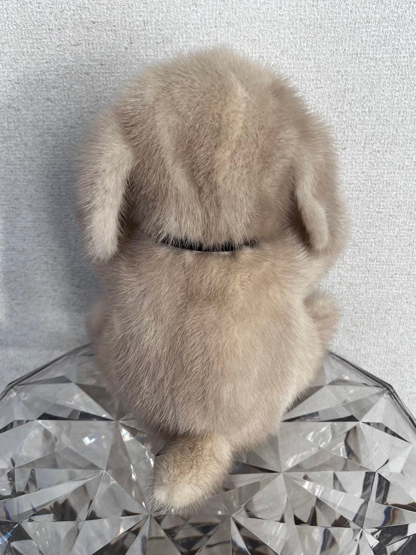 作家様　高級ミンク　犬　テディベア　ぬいぐるみ　ミンク100%