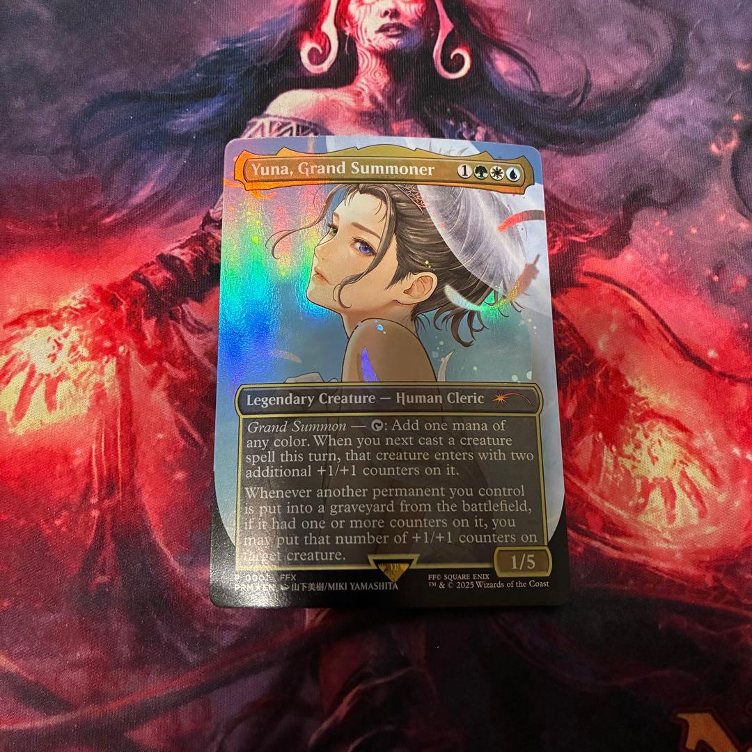 MTG 大召喚士、ユウナ 英語 foil プロモ 1枚