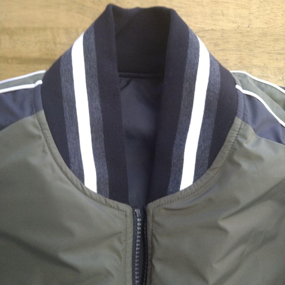 MizunoPro グラウンドコート　リバーシブル　黒、 オリーブグリーン