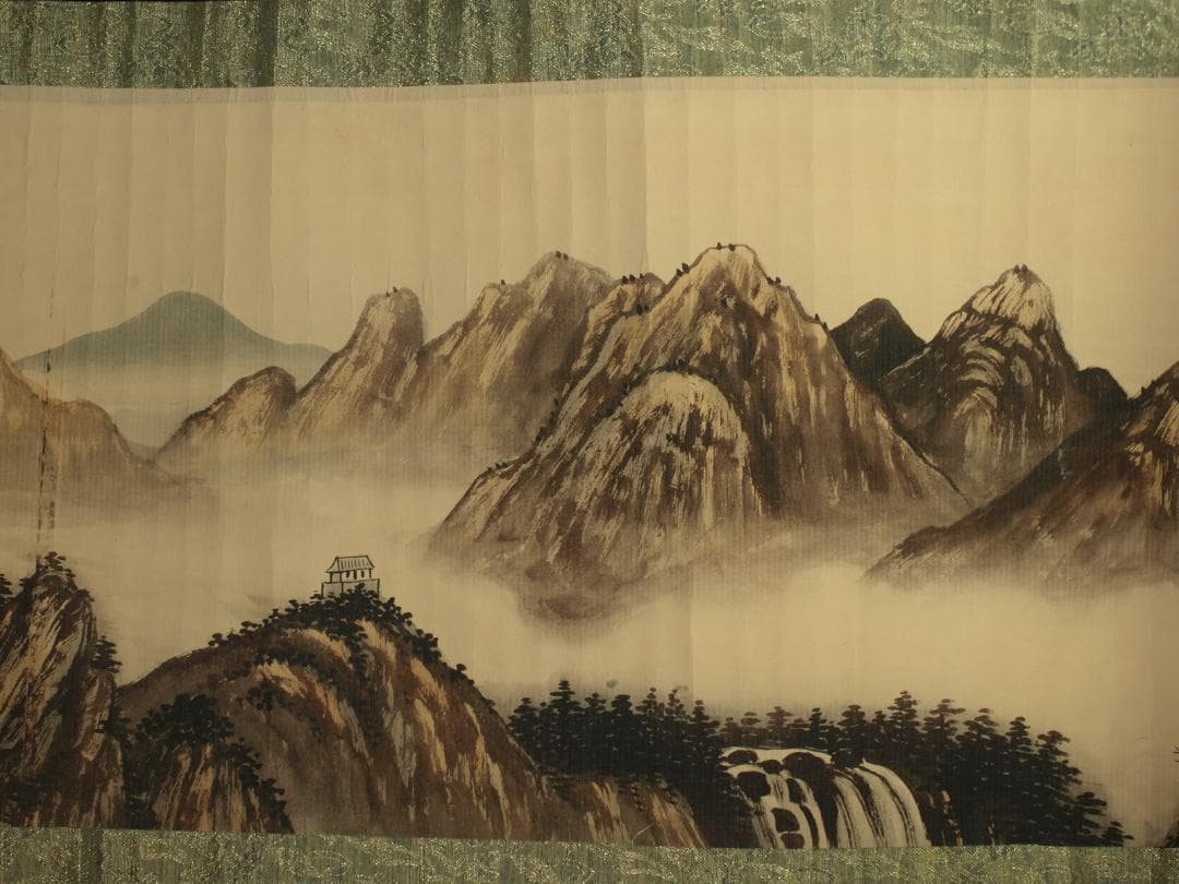 中国宋時代の掛軸　激安骨董品　肉筆保証　博物館保管品 BD429A11-7