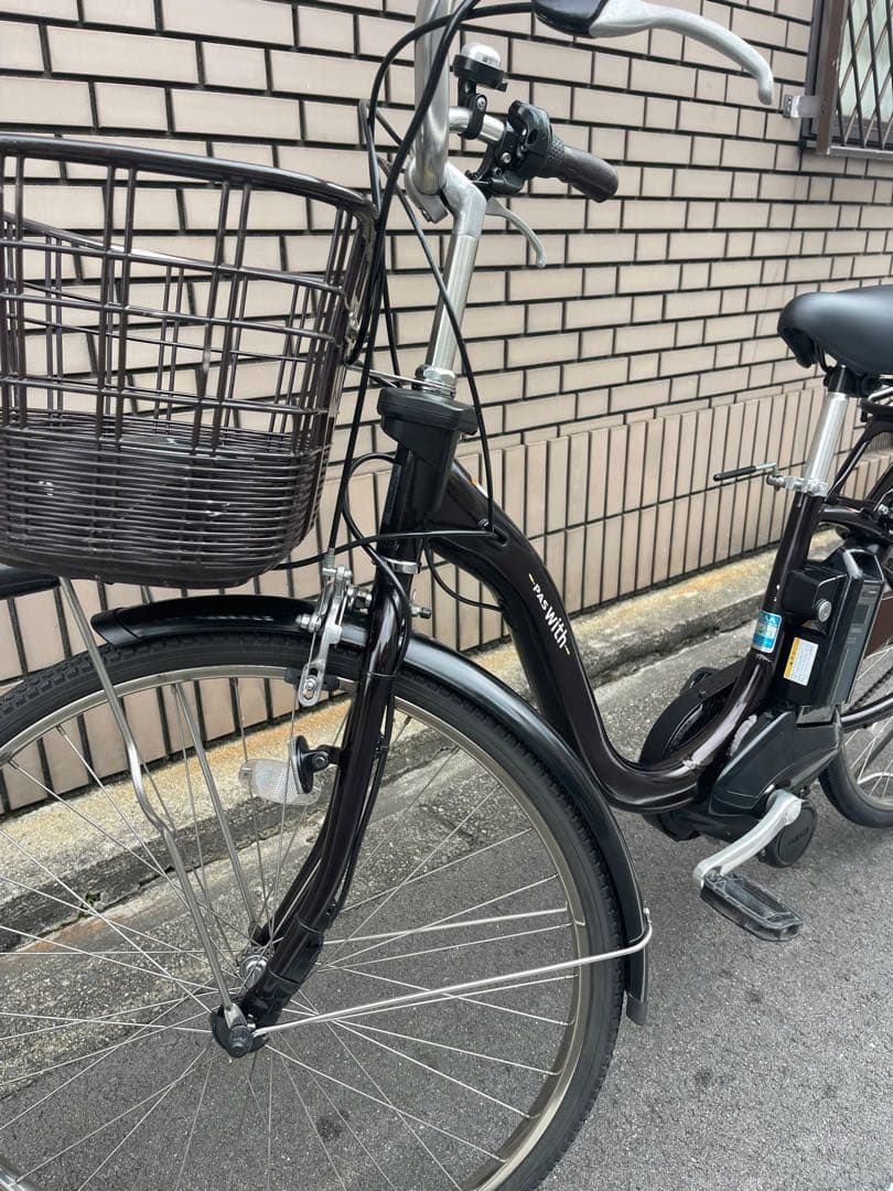 美品12.3Ah ヤマハ電動アシスト自転車 26インチ