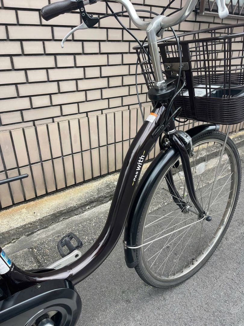 美品12.3Ah ヤマハ電動アシスト自転車 26インチ