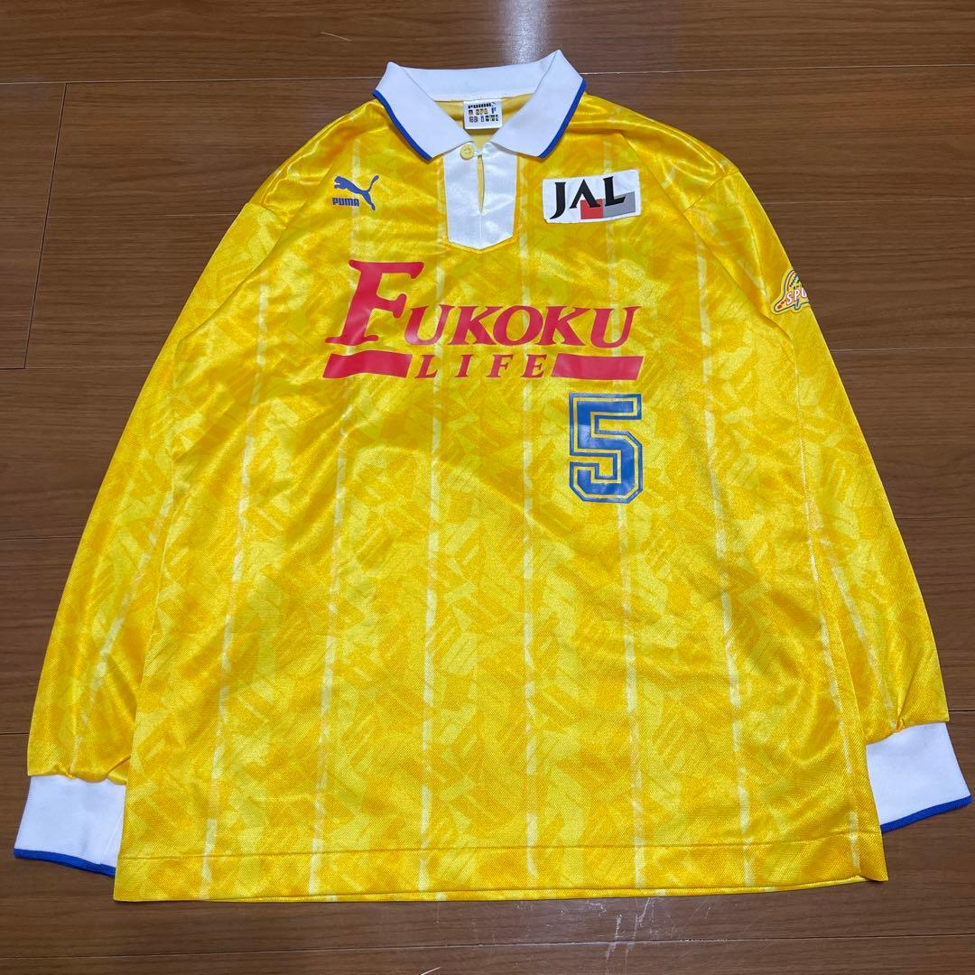 激レア 清水エスパルス 95-96 トレーニングシャツ 長袖 フコク生命 XL