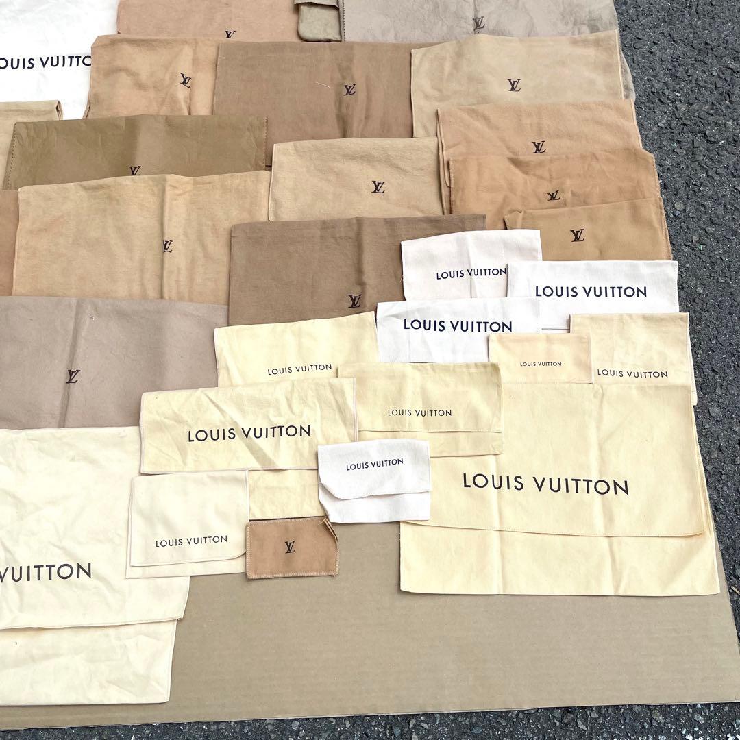 LOUIS VUITTON ルイヴィトン 保存袋 巾着 ロゴ ブラウン 50枚