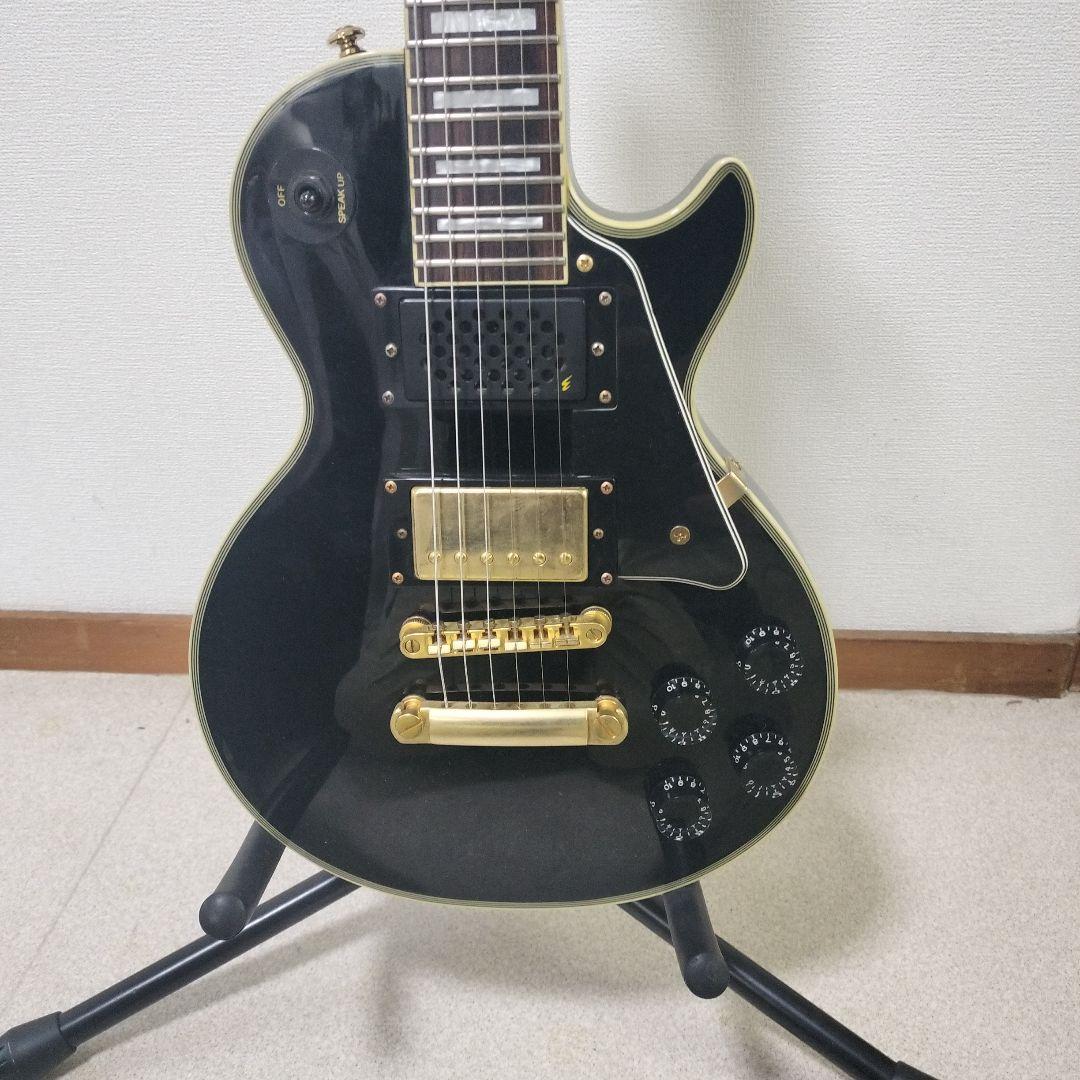 エドワーズ　アンプ内蔵レスポール　ブラック　ESP