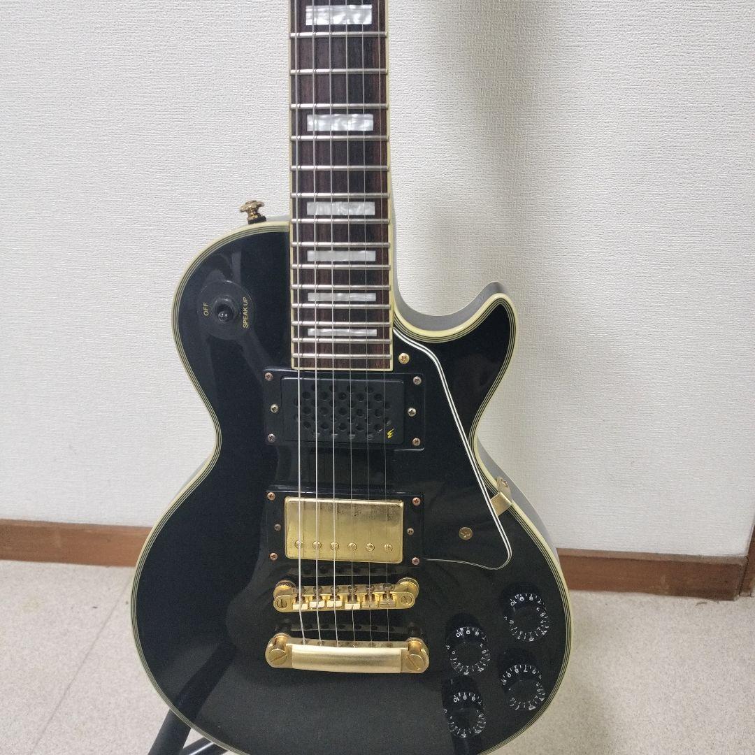 エドワーズ　アンプ内蔵レスポール　ブラック　ESP