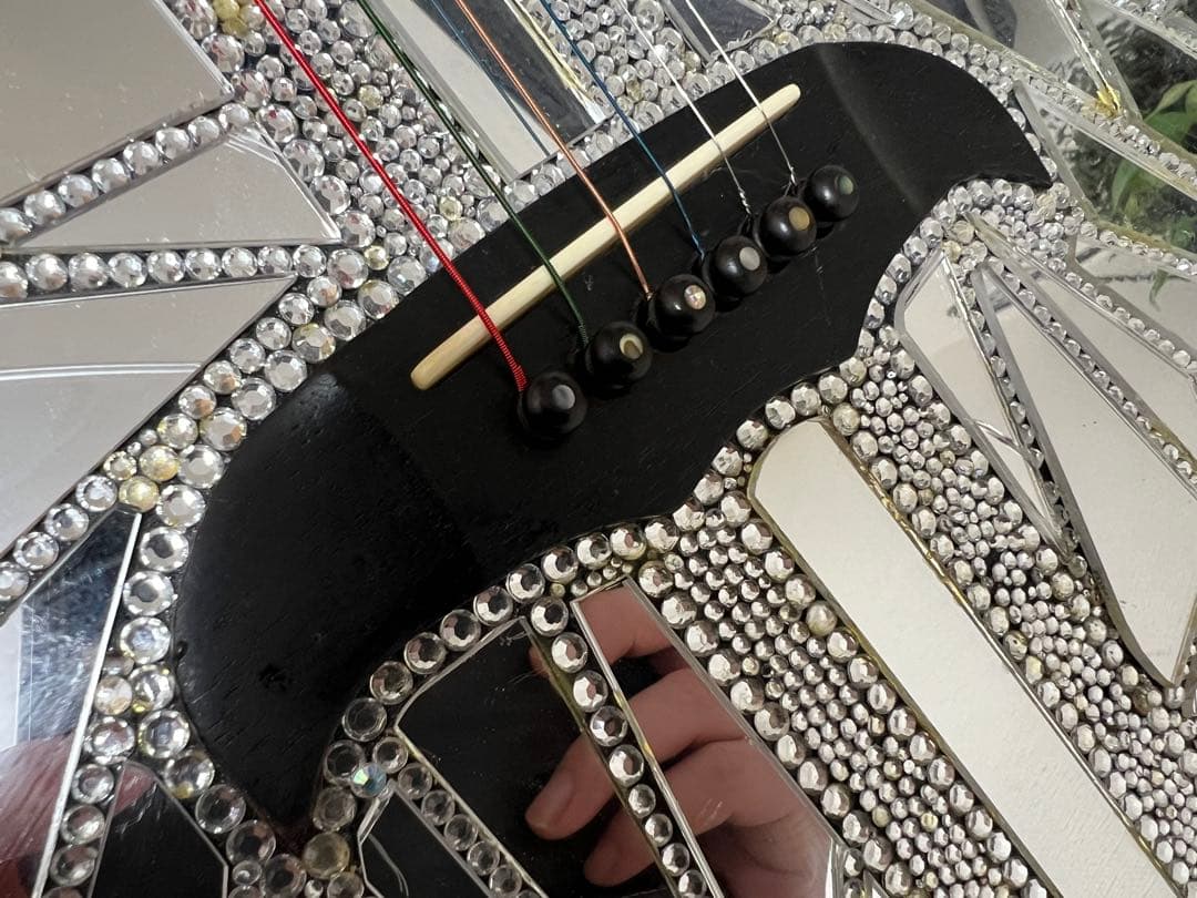 超激レアHEADWAY エレアコミラーギター 中古　kissのポールスタンレー