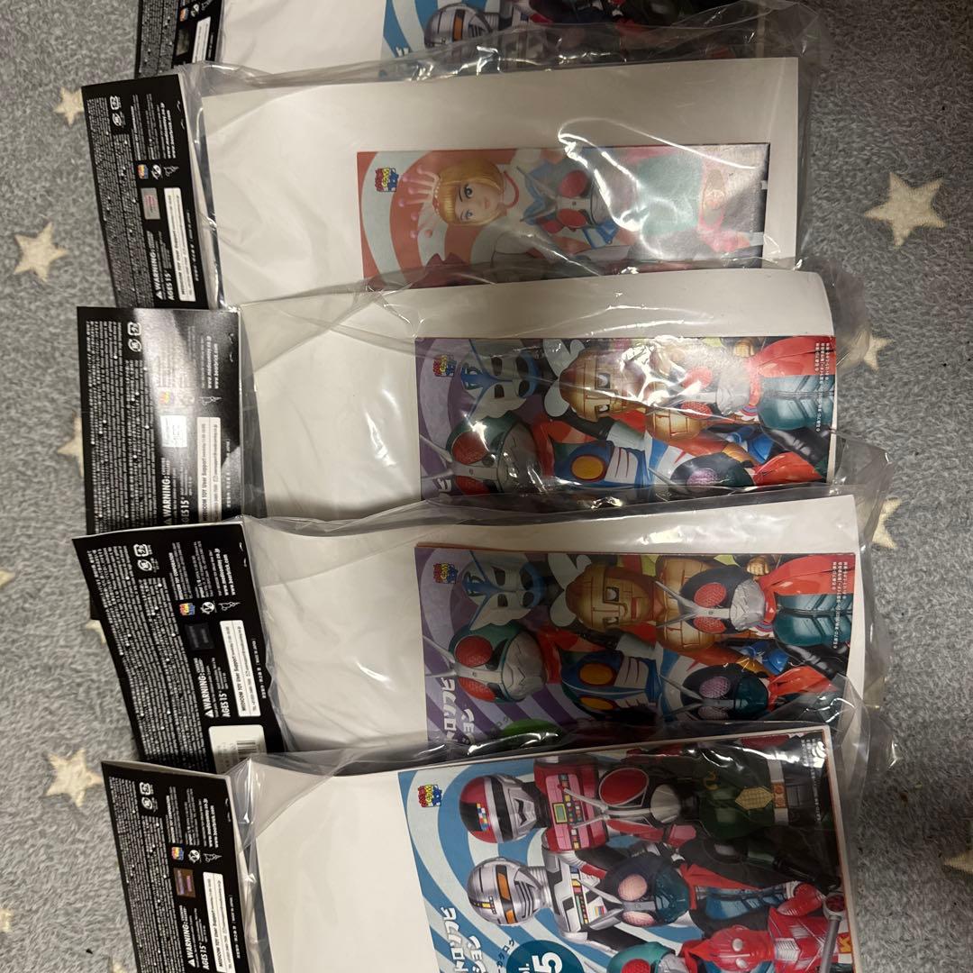 東映レトロソフビコレクション　シン仮面ライダー5体セット　まとめ売り