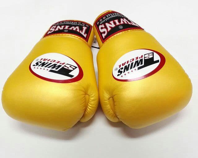 新品 正規 TWINS 本格ボクシンググローブ 本革製 サイズ選択 金色