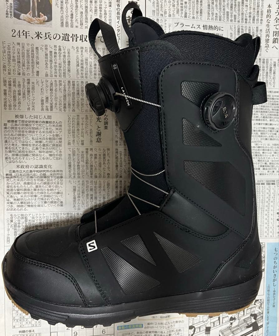 SALOMON スノーボードLAUNCH BOA SJ 28cm ブラック