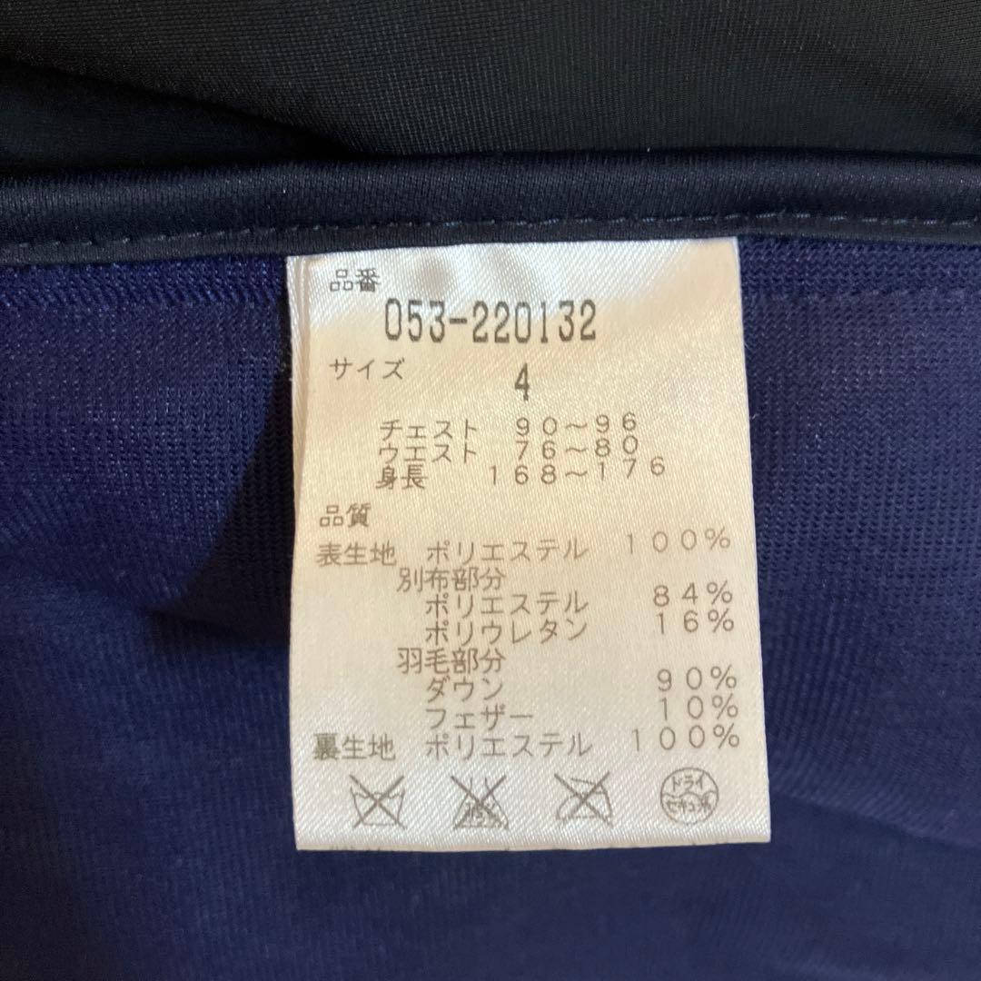 PEARLY GATES パーリーゲイツ　ダウンジャケット　ネイビー　サイズ4