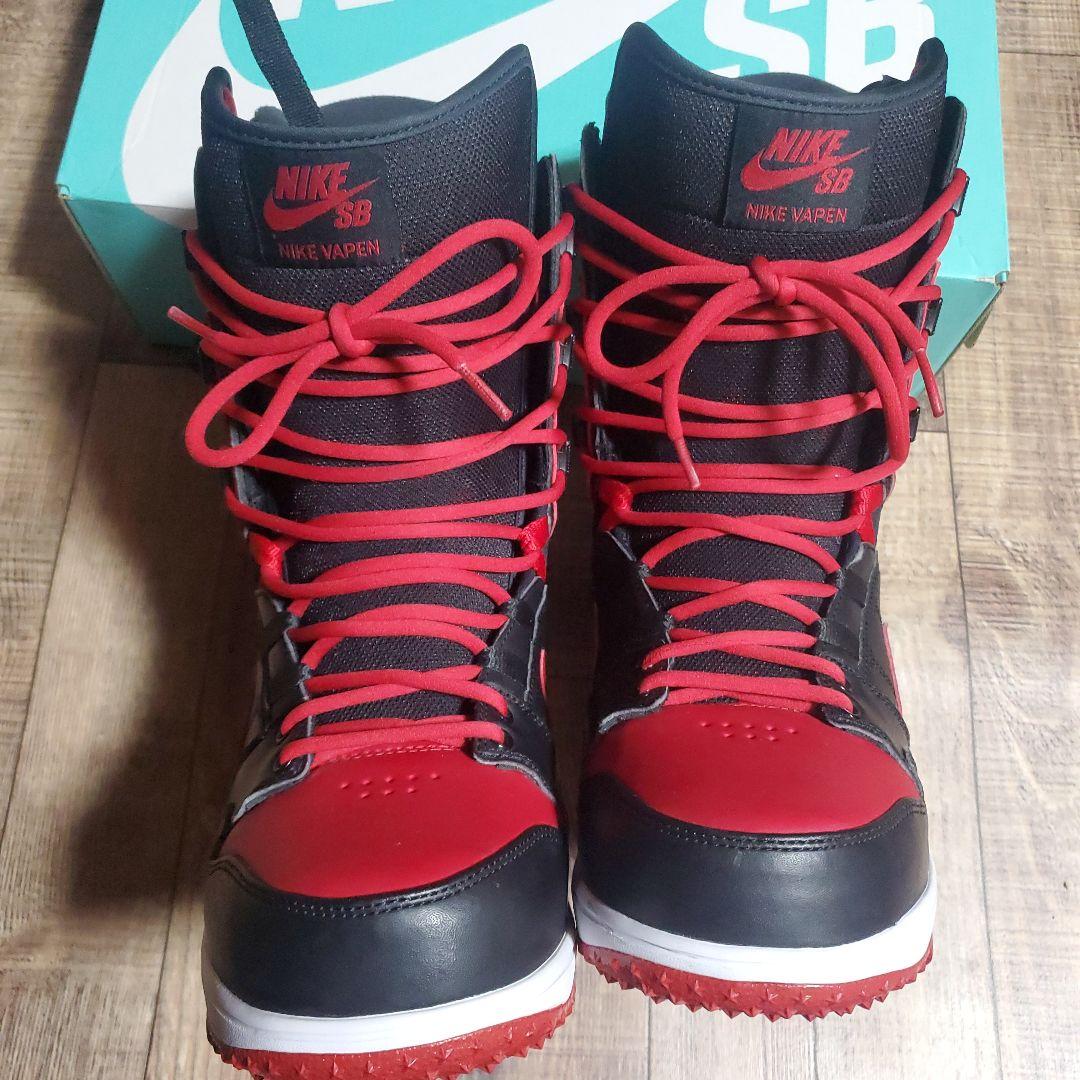 Nike SB VAPEN スノーボードブーツ 赤/黒 ブレッド　26.5
