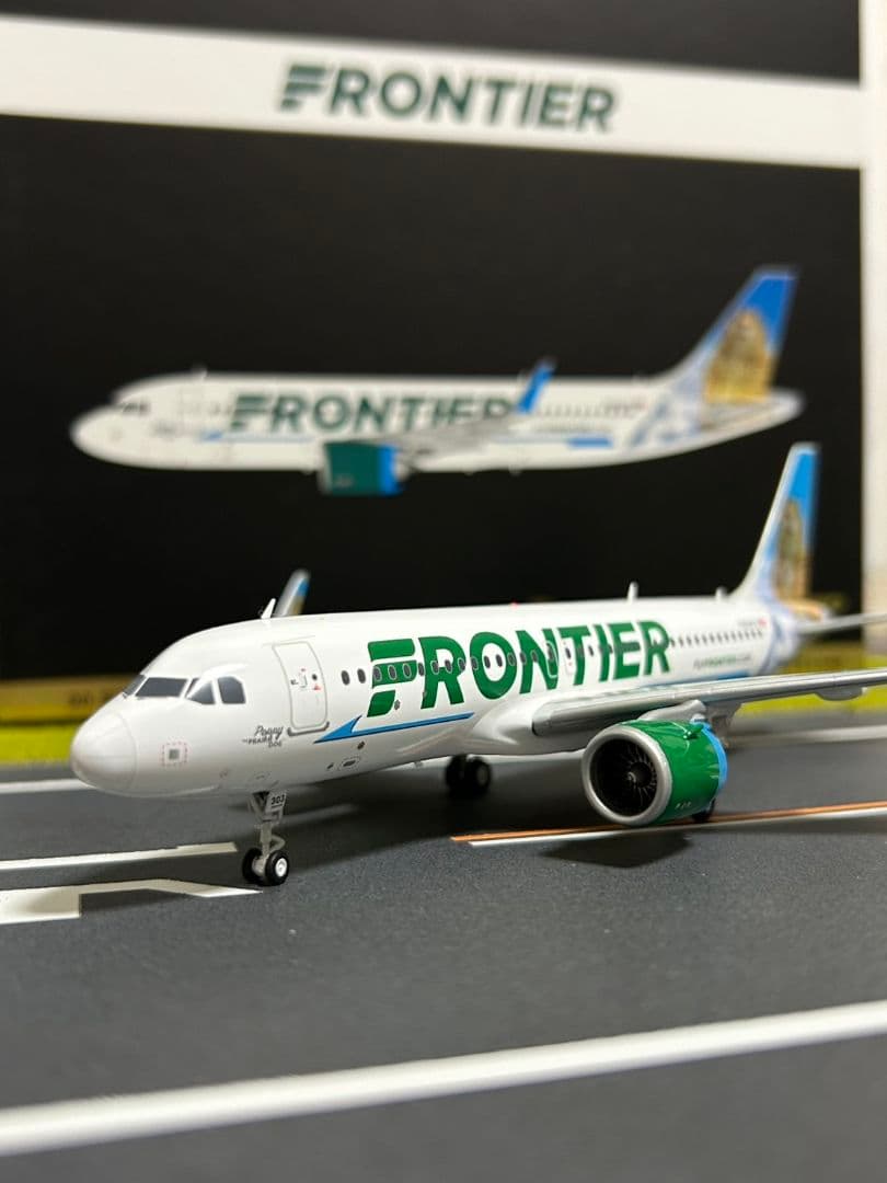 フロンティア A320neo プレーリードッグ柄 Gemini 200