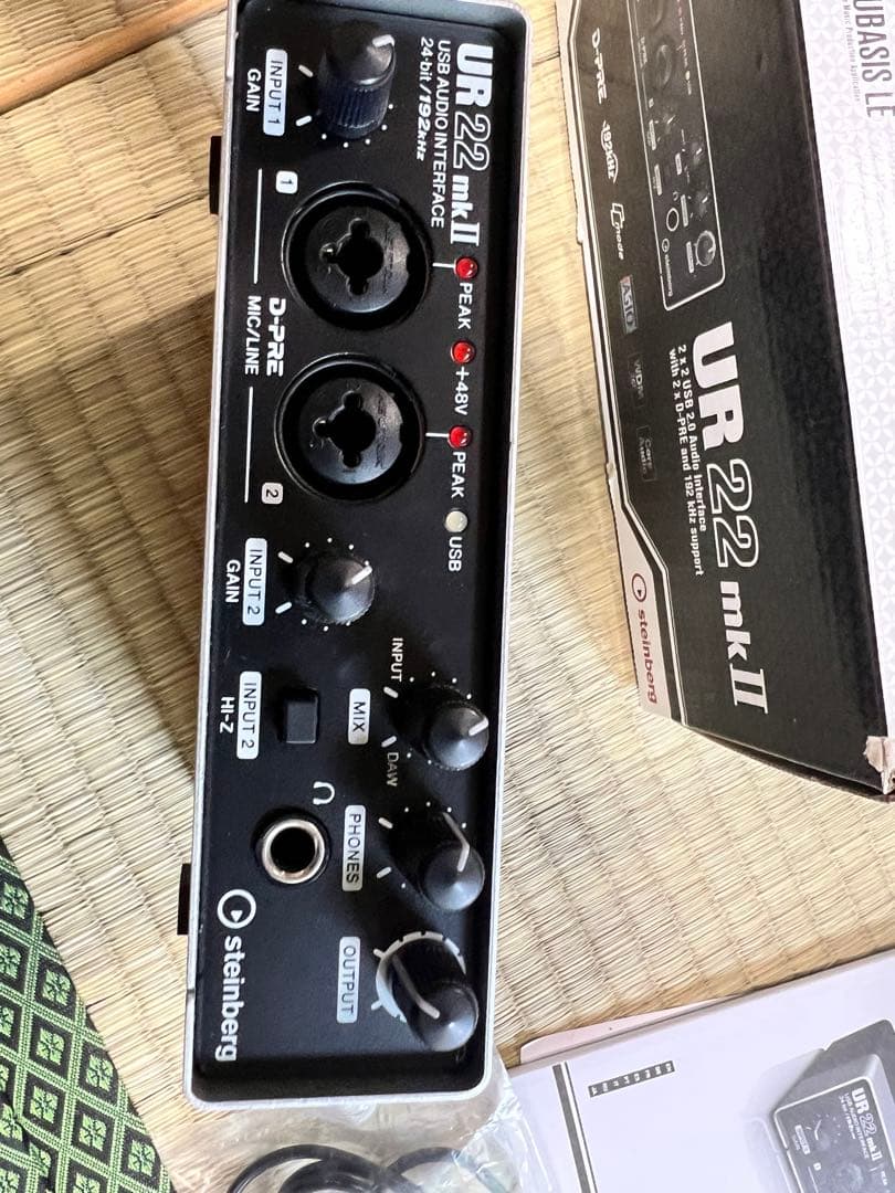 スタインバーグUR22mkⅡオーディオインターフェース