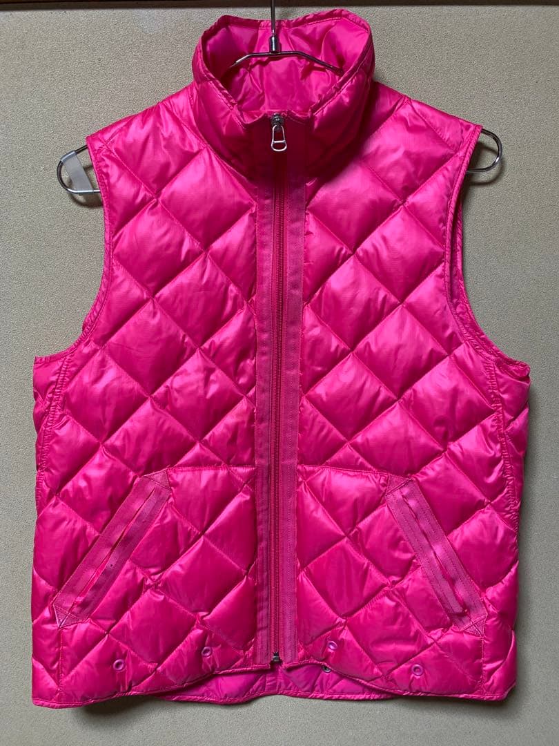 RALPH LAUREN SPORT ピンク ダウンベスト レディース