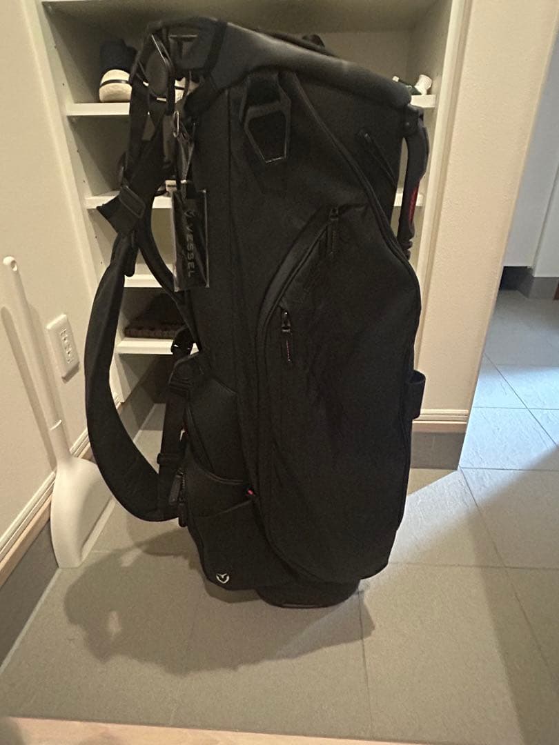 vessel スタンド式 ゴルフバッグ(ブラック)