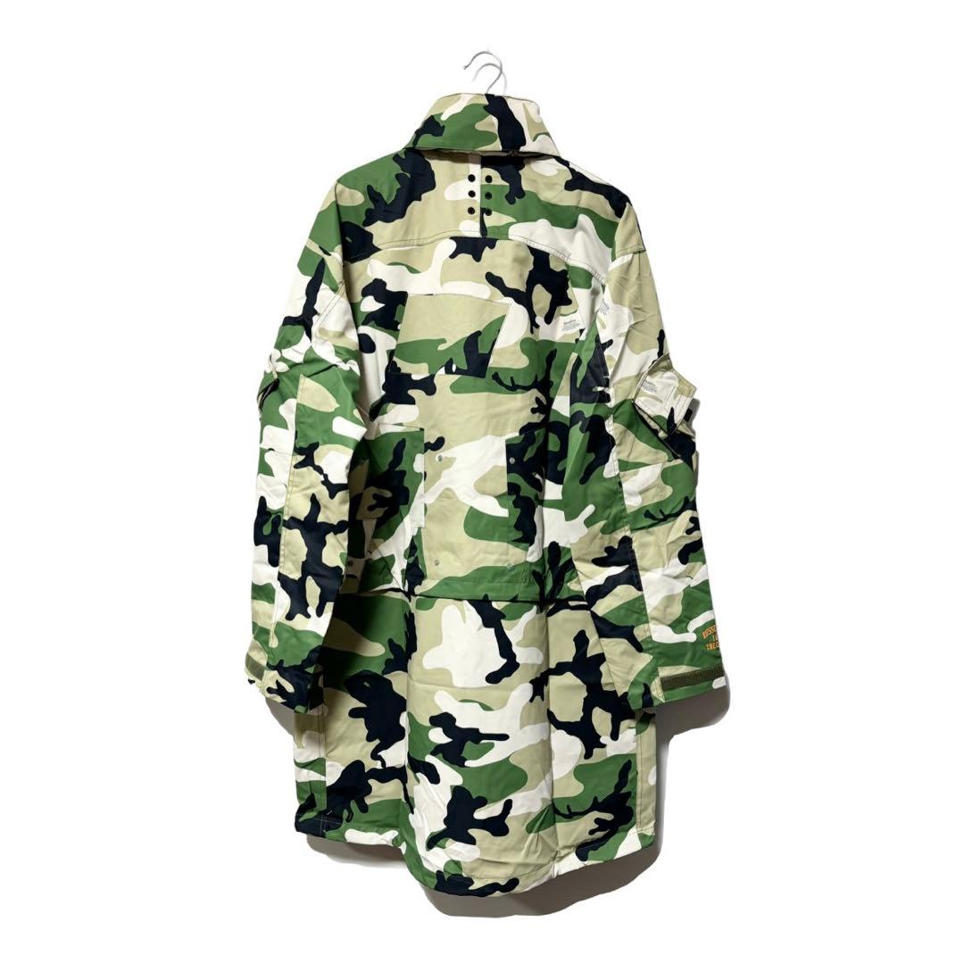 新品 ラッセルノ ゴルフ 2Way カスタム ロング ジャケット カモ 2XL