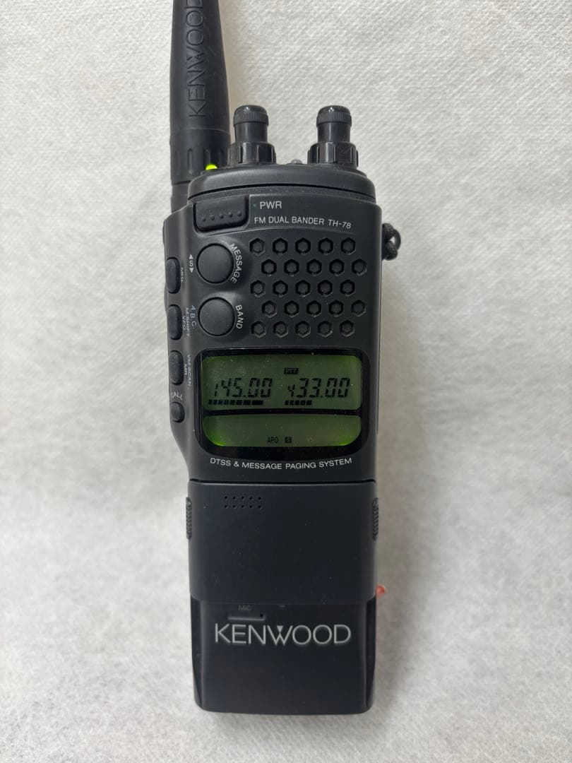 KENWOOD FMデュアルバンド TH-78 他中古品