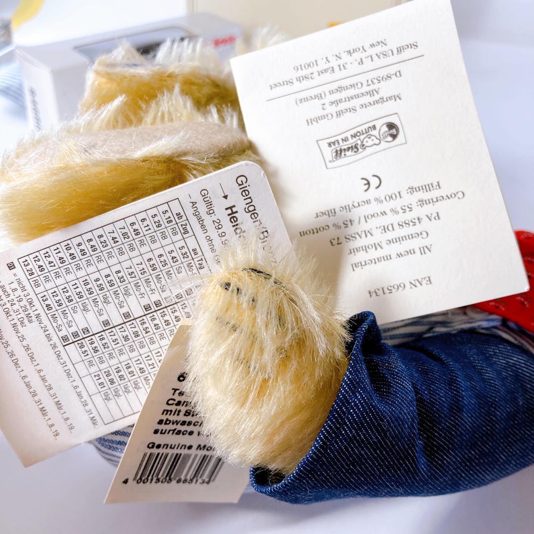 シュタイフ メルクリン USA限定 500体　テディベア・貨物車　|1862|☆