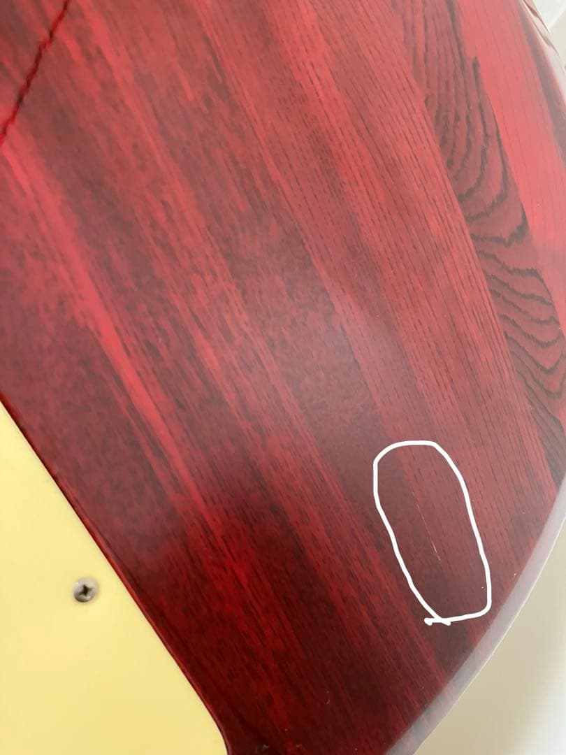 81年製マツモク シースルーレッド Aria Pro II CSB-380