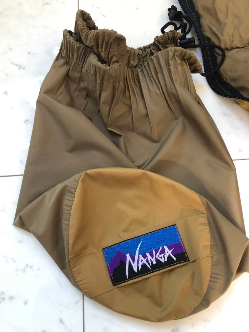 NANGA シュラフ オレンジ別注　360 寝袋　ナンガ