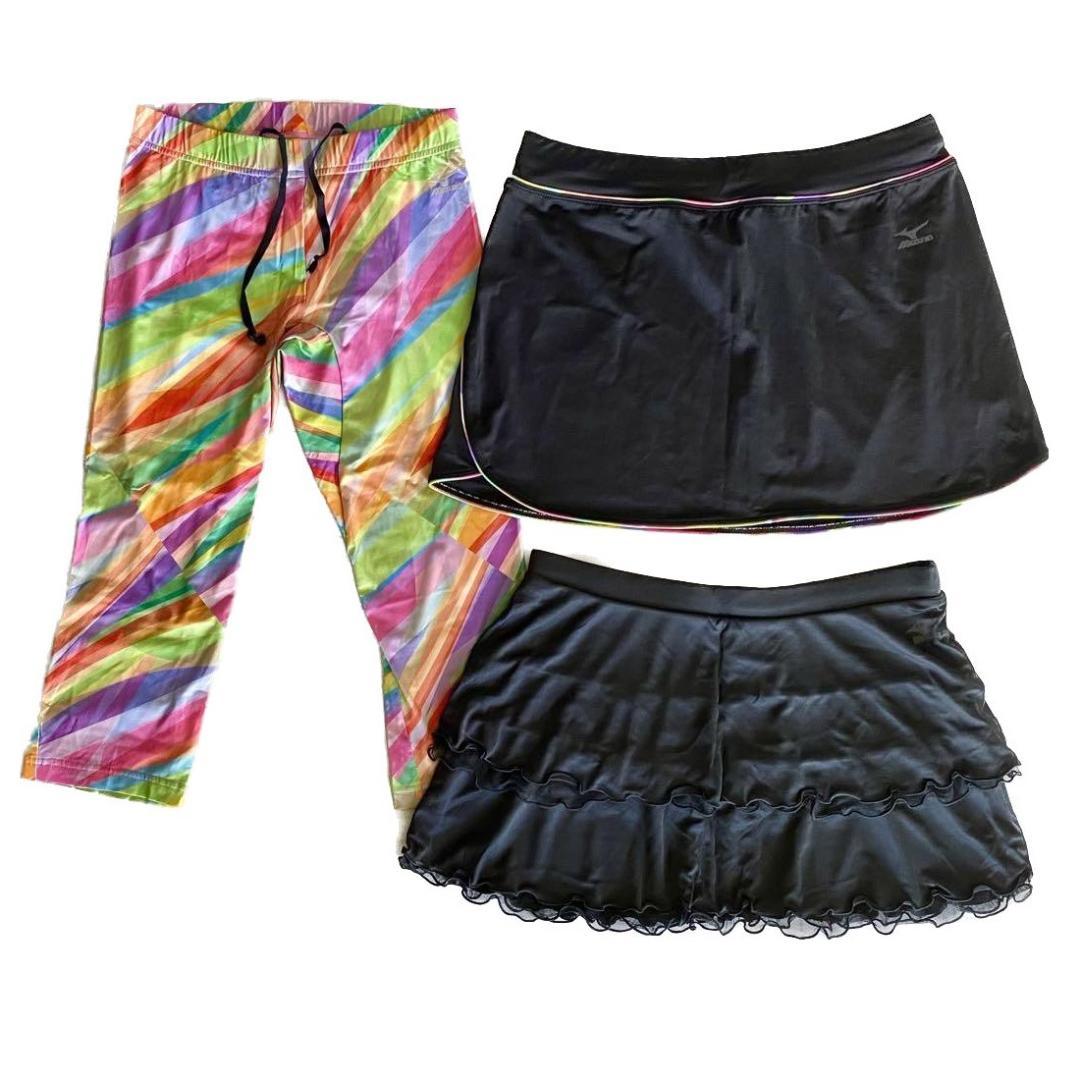 【新品 ミズノ】ランニングウエア(L3点セット)