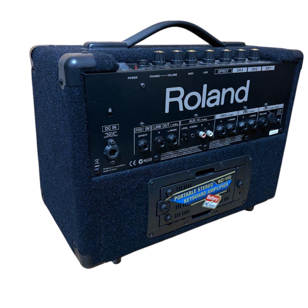 【良品】Roland KC-110 キーボード用アンプ ACアダプター付き