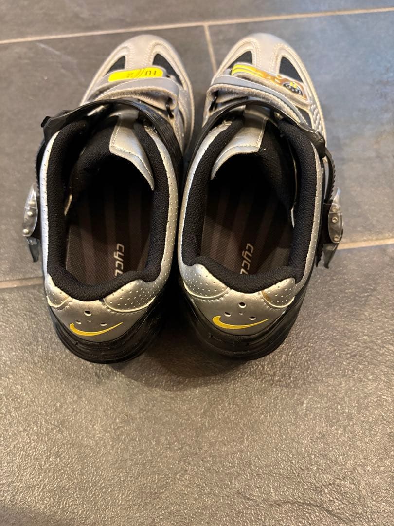 Nike サイクリングシューズ 10/12 シルバー27.5cm