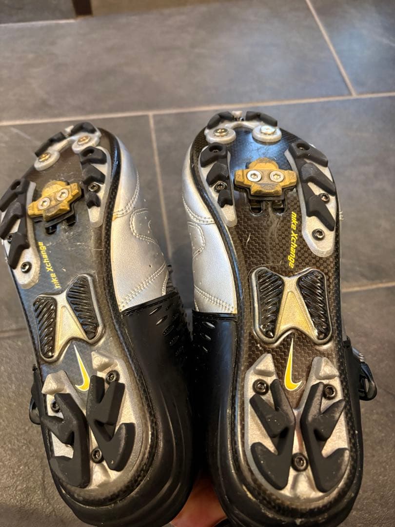 Nike サイクリングシューズ 10/12 シルバー27.5cm