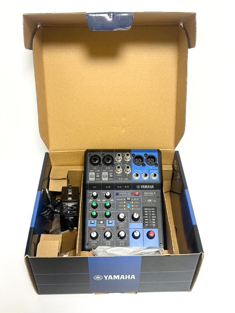 YAMAHA 6チャンネルミキシングコンソール MG06X ヤマハ