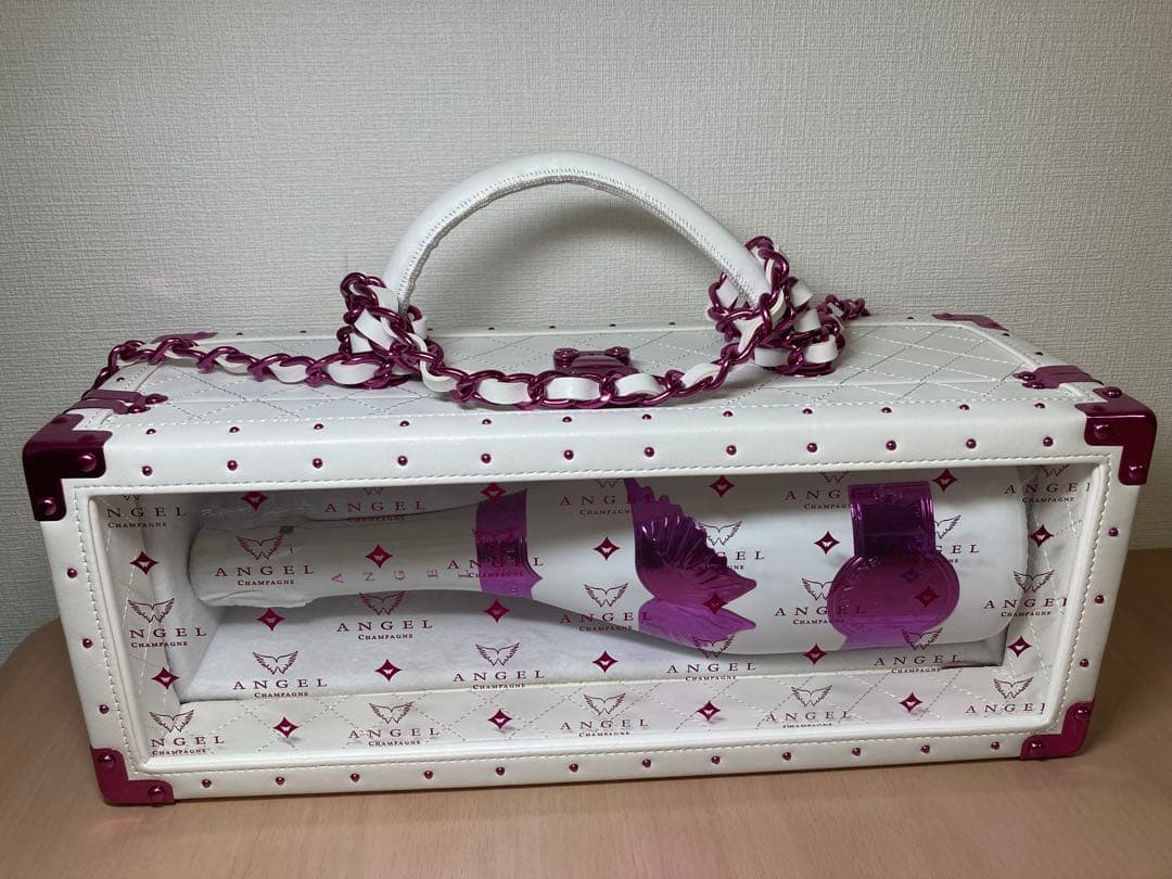 ★未開栓★エンジェルシャンパン★パープル★レザー★