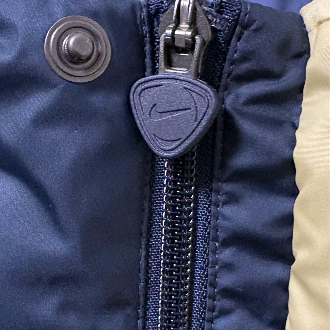 NIKE TOTAL 90 ナイキ ダウン ベンチコート ネイビー SIZE L