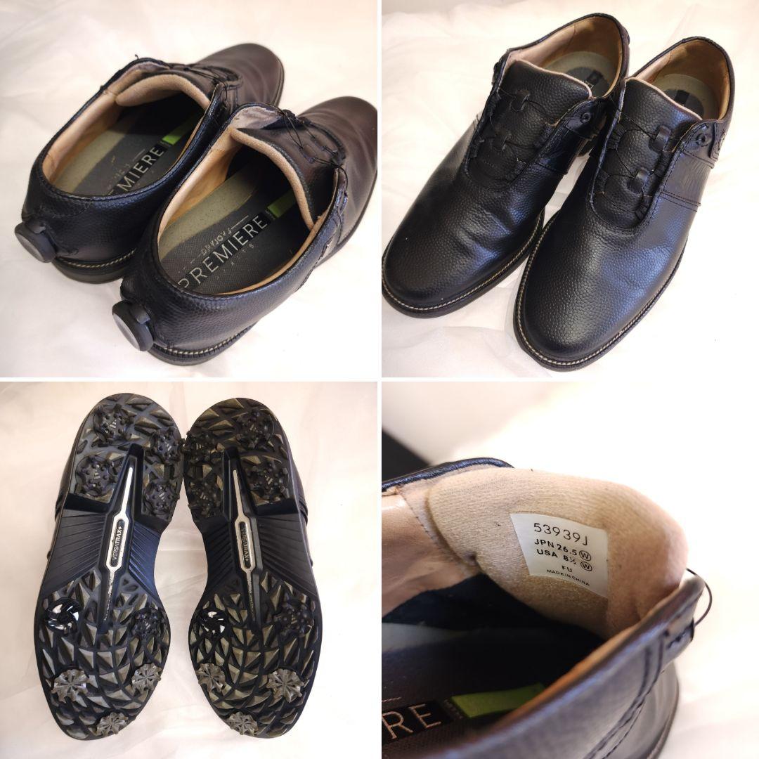 フットジョイドライジョイズ 黒 PREMIERE BOAシステム ゴルフシューズ