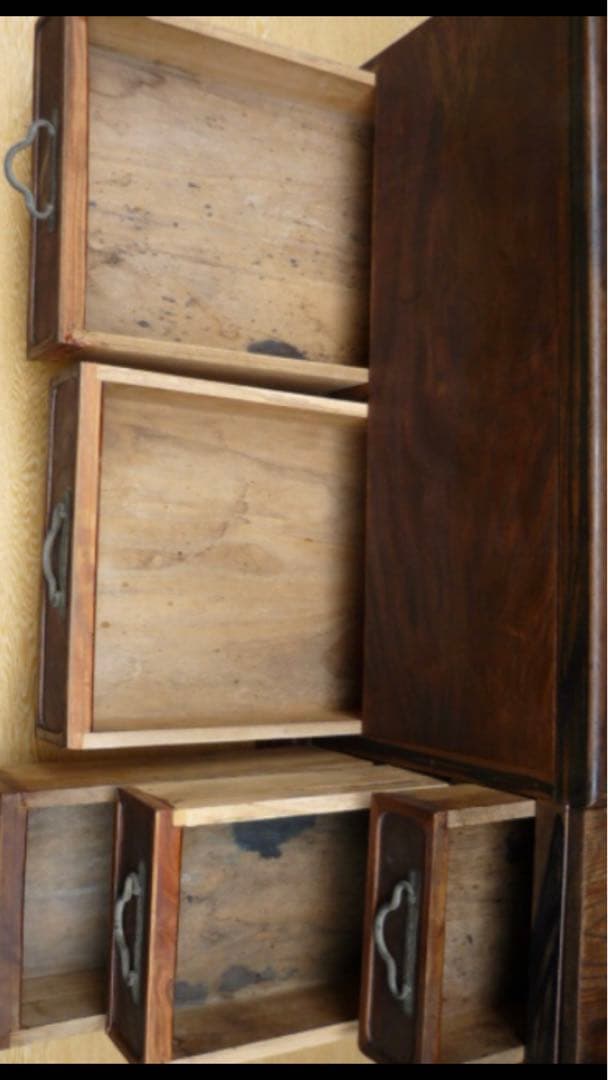 希少♦️総欅（けやき）♦️高級 関東長火鉢♦️骨董アンティーク♦️送料込