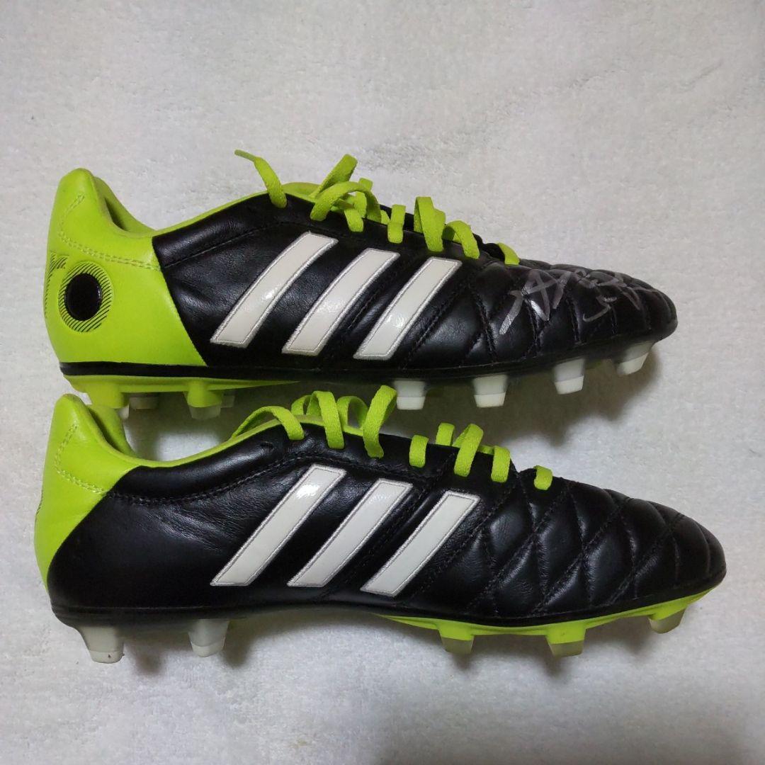 元日本代表長谷川アーリアジャスール選手サイン入サッカーシューズスパイクアディダス